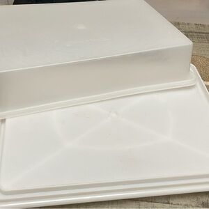 Tupperware Sheet Cake Storage